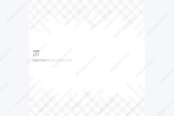 Abstract White Square Pattern Background