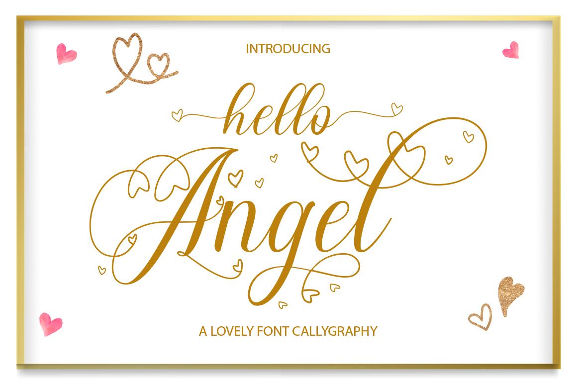 Hello Angel Font
