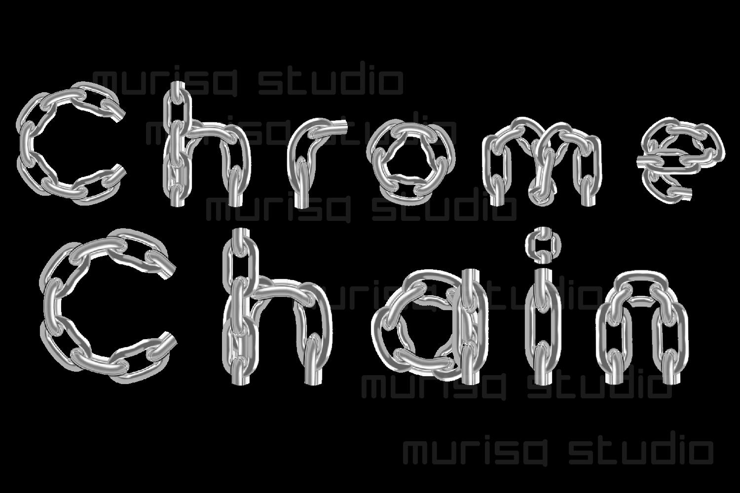 Chrome Chain Font