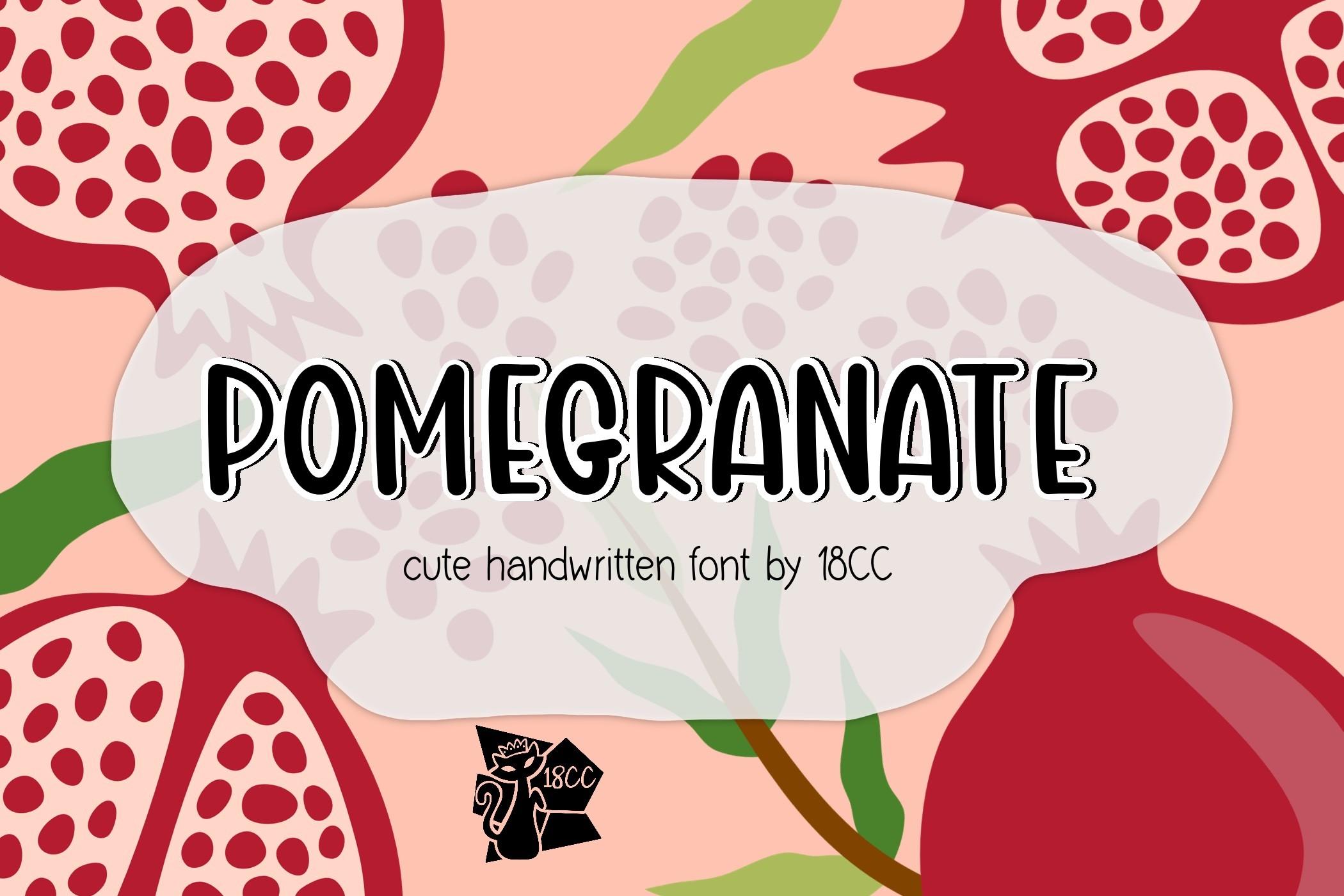 Pomegranate Font