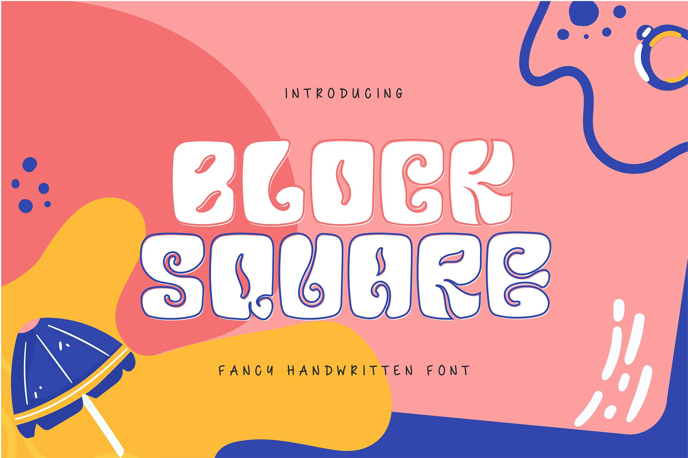 Block Square Font