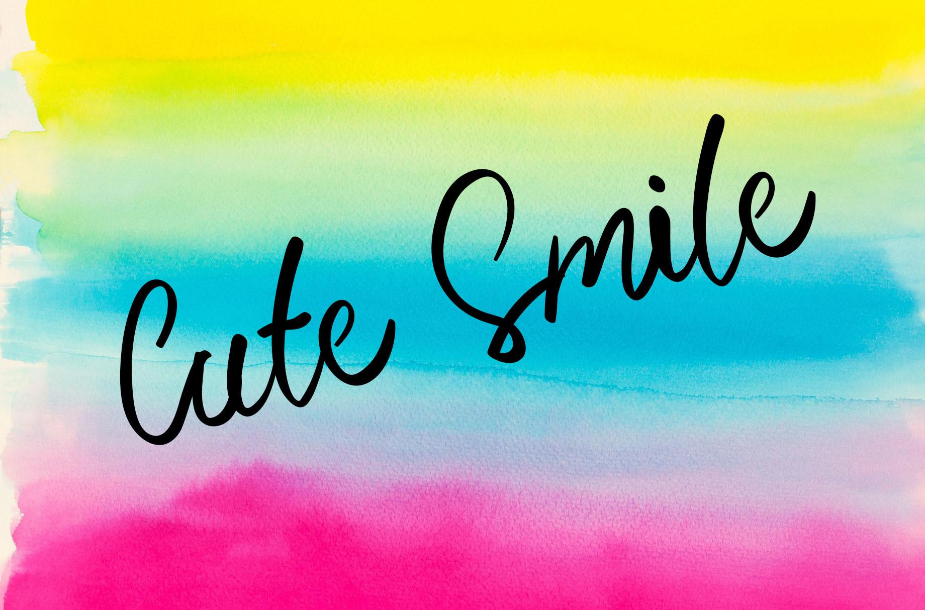 Cute Smile Font