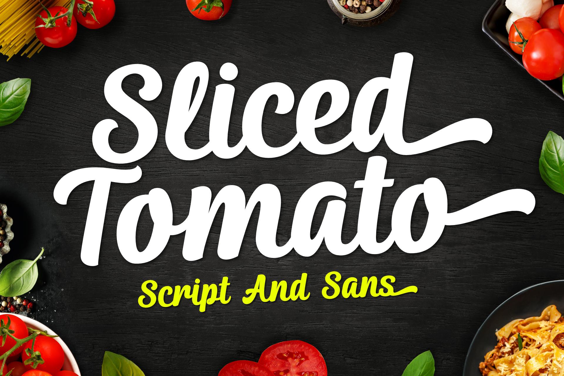Sliced Tomato Font