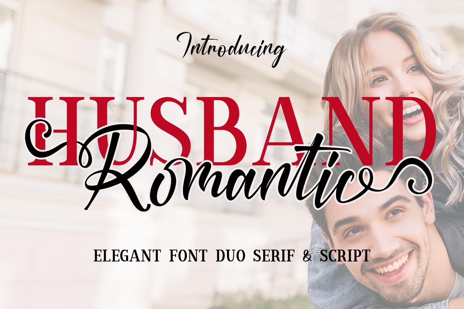 Husband Romantic Font