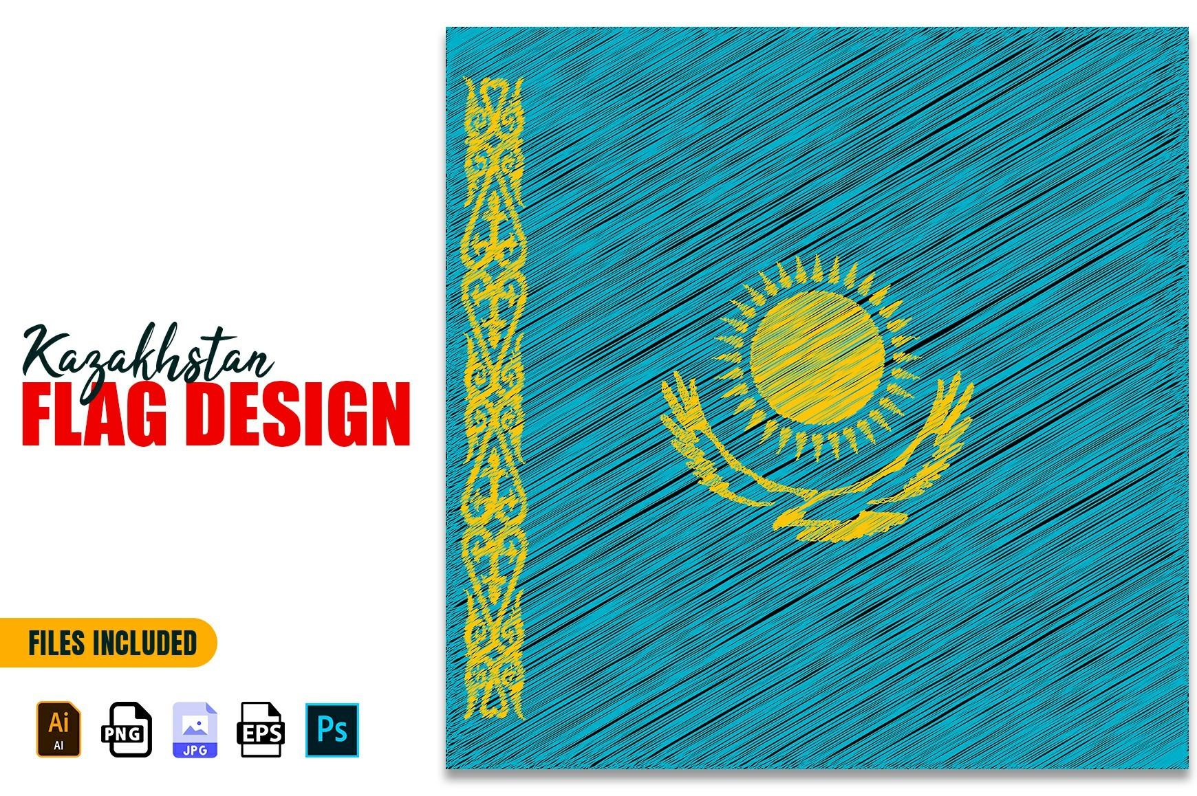 Kazakhstan Independence Day Flag Design