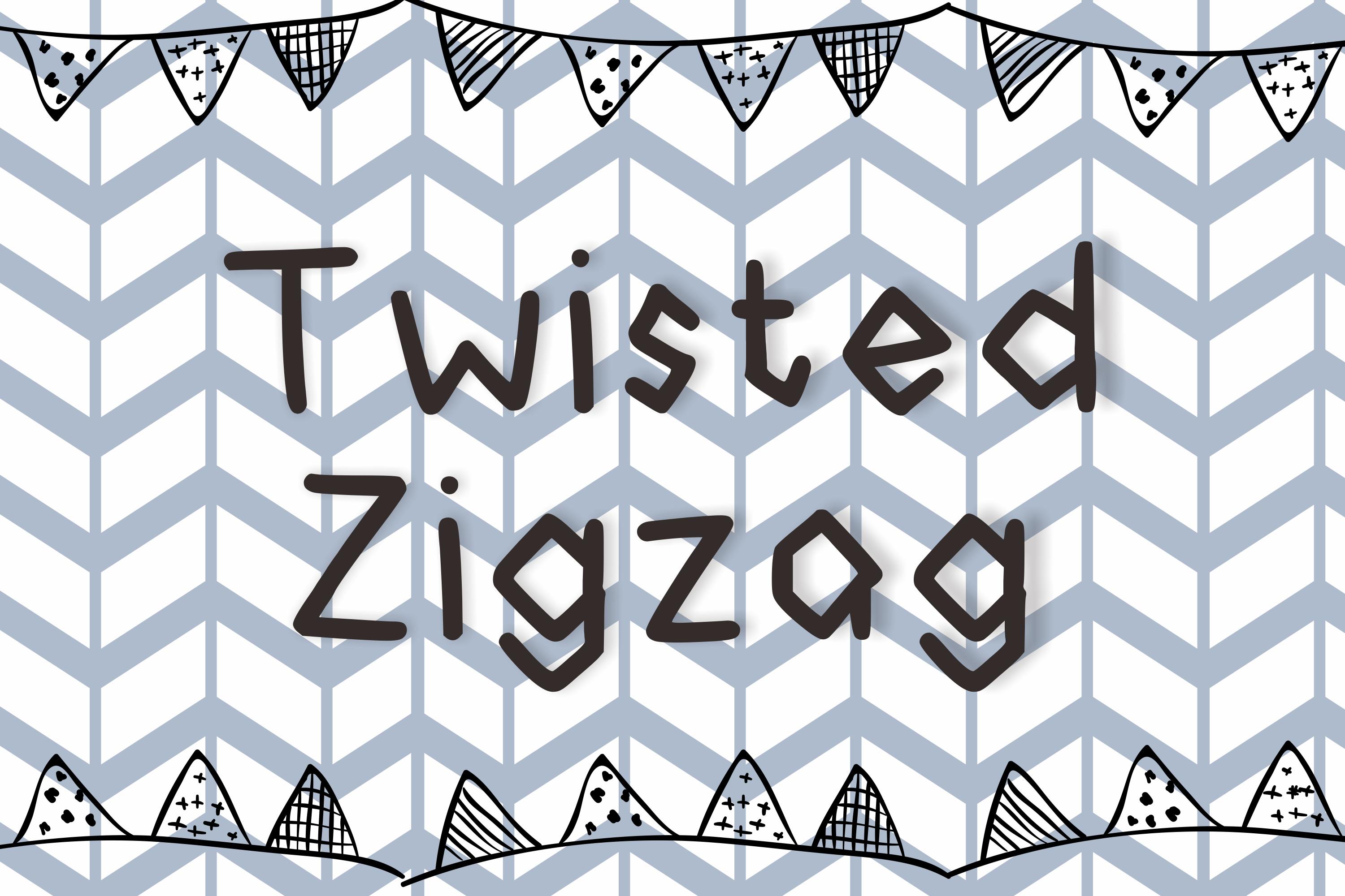 Twisted Zigzag Font