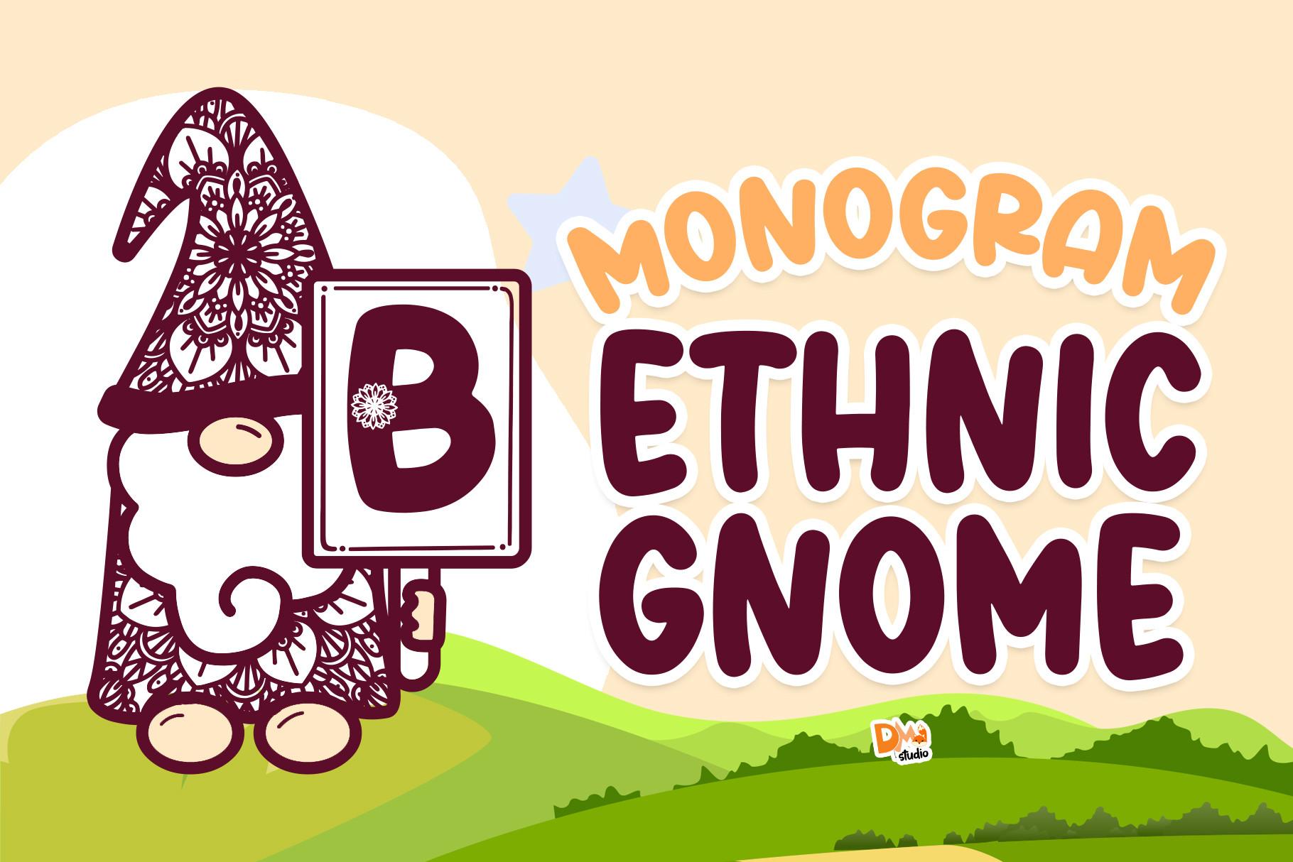 Monogram Ethnic Gnome Font