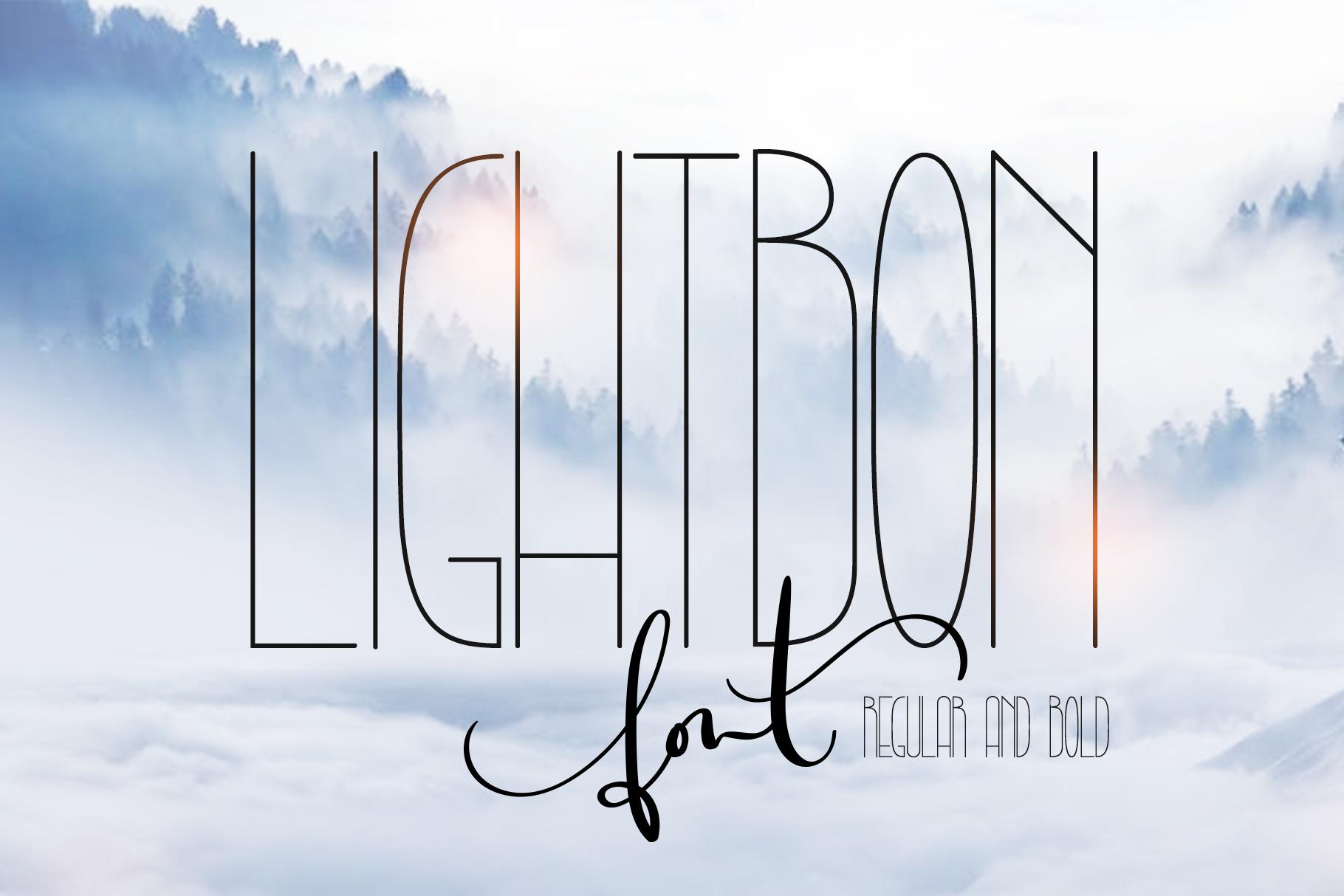 Lightbon Font
