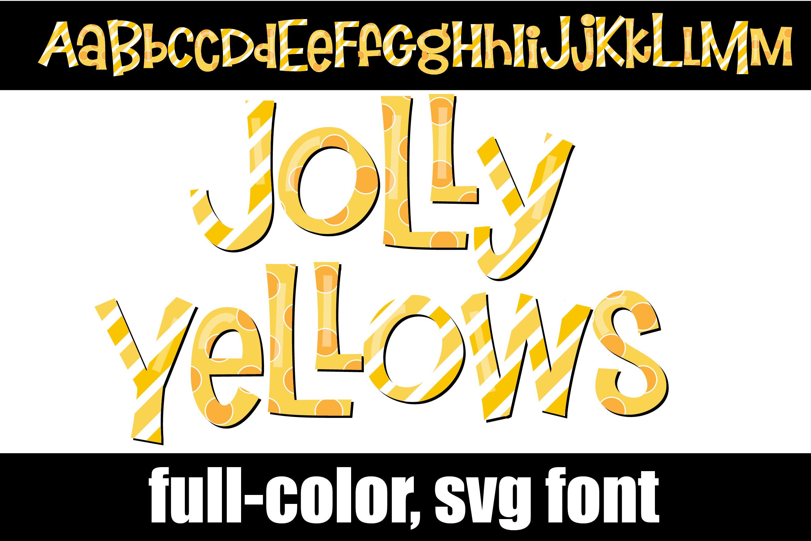 Jolly Yellows Font
