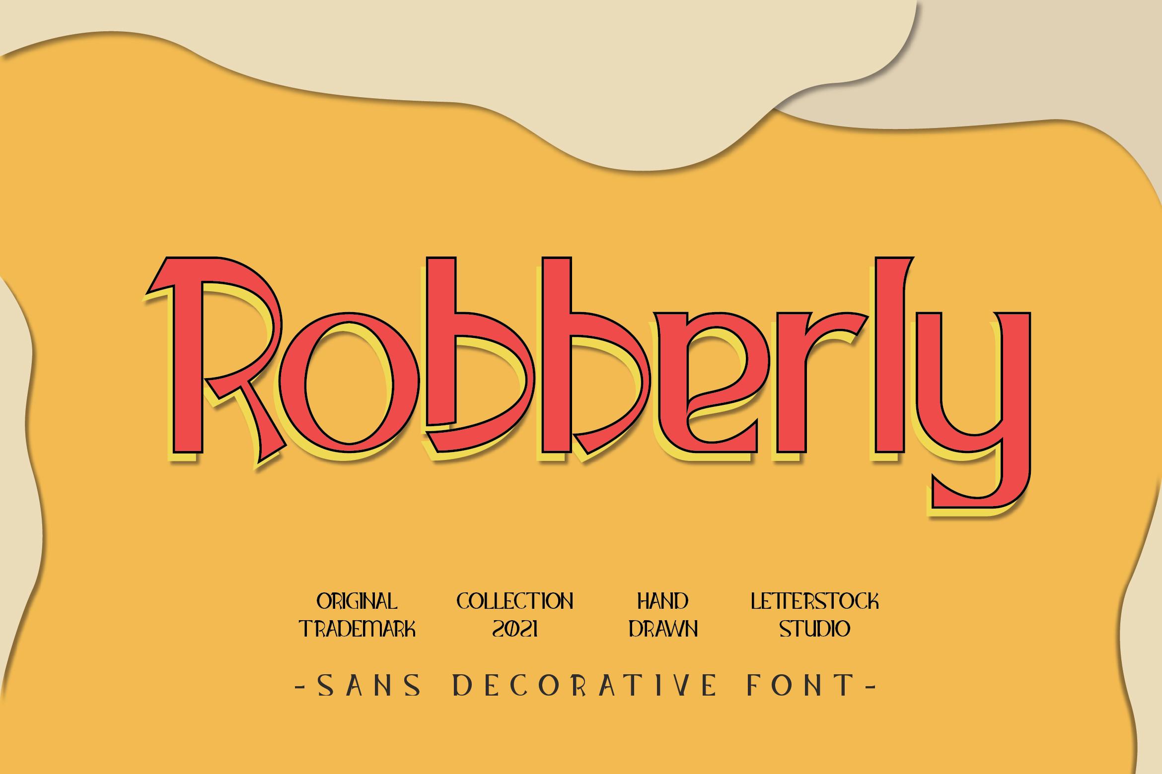 Robberly Font