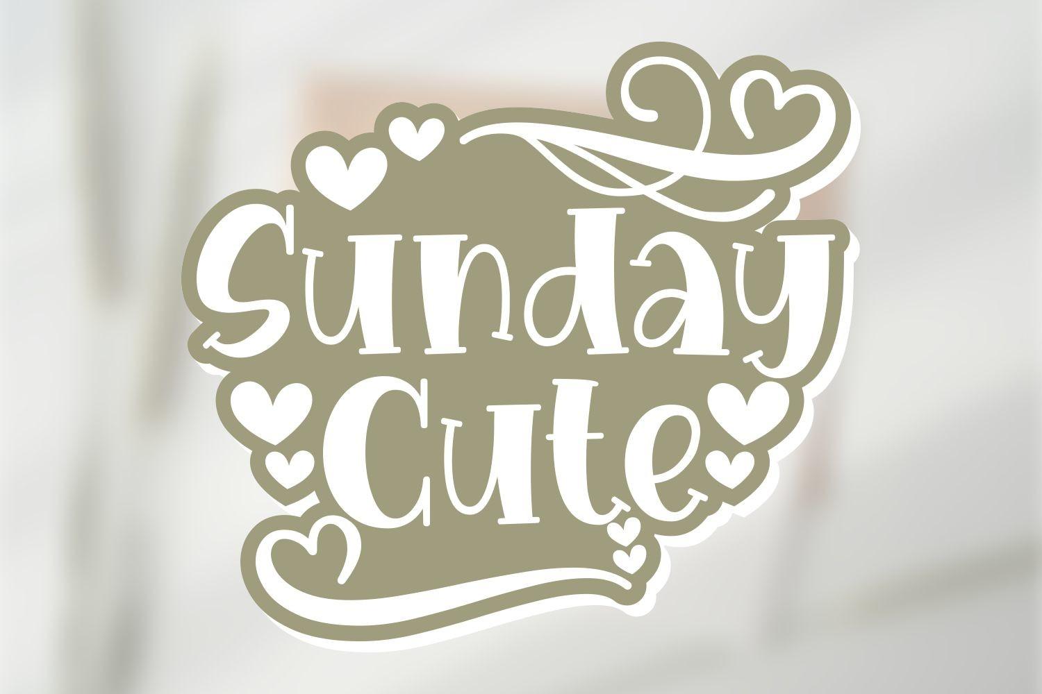 Sunday Cute Font