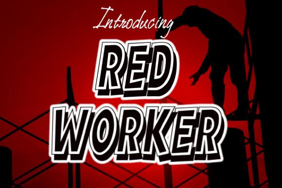 Red Worker Font