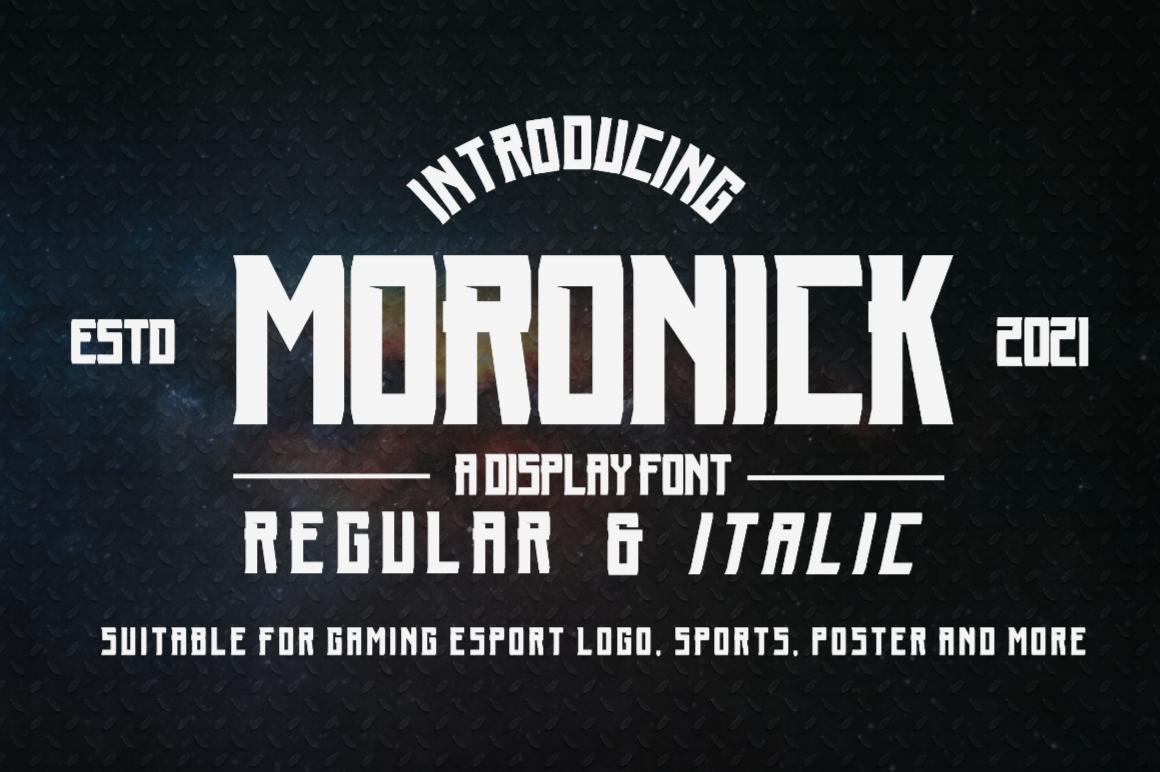 Moronick Font