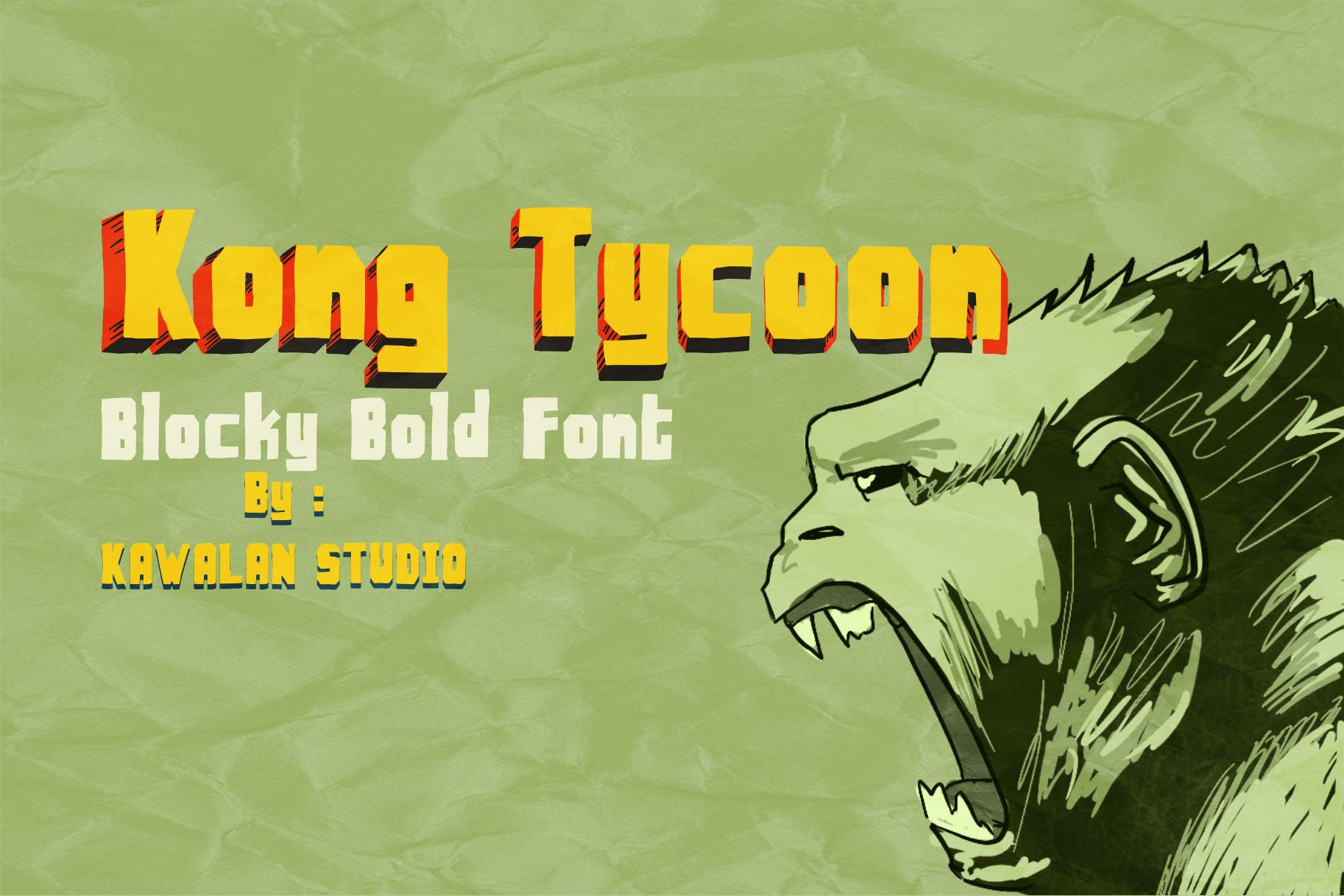 Kong Tycoon Font