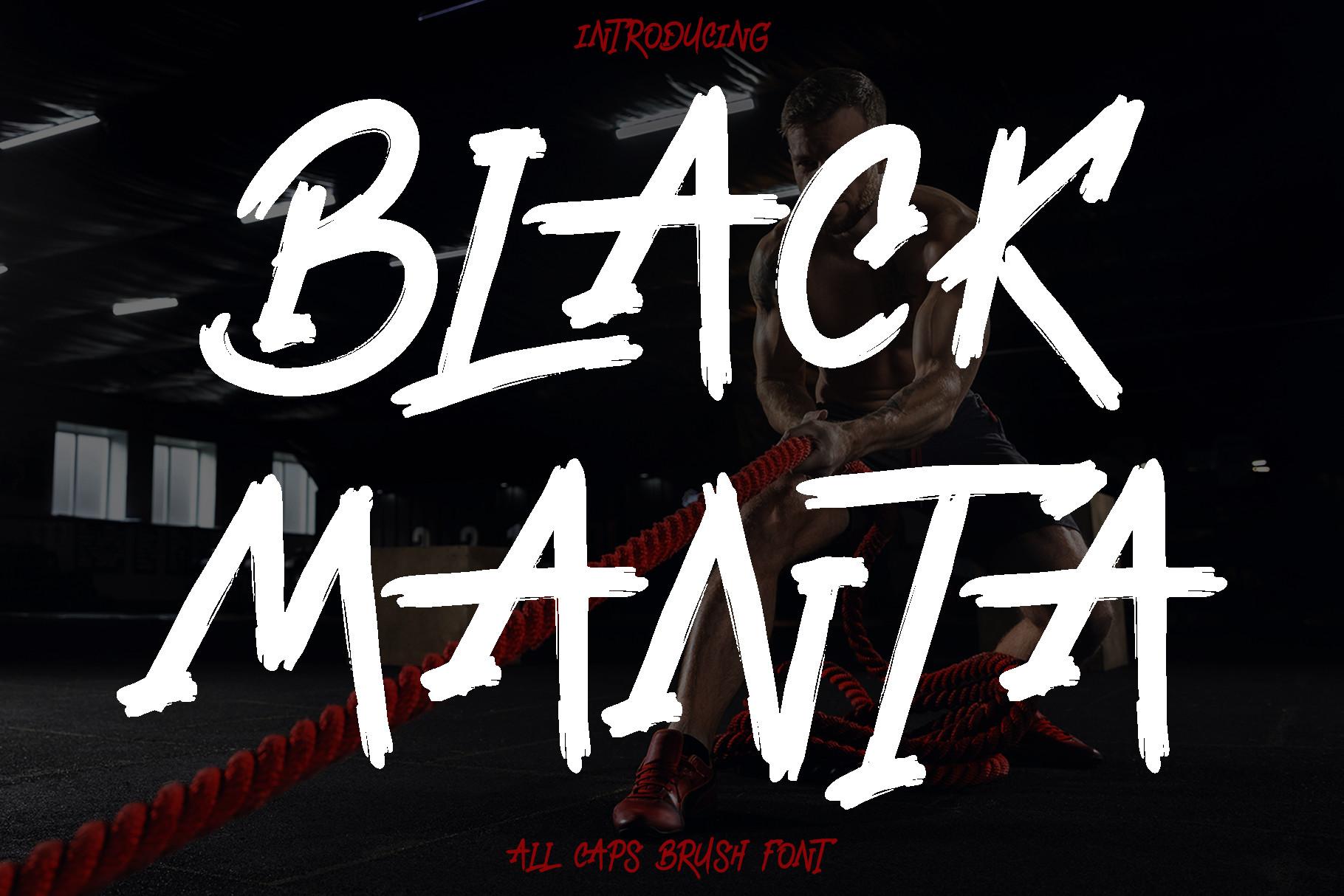Black Manta Font