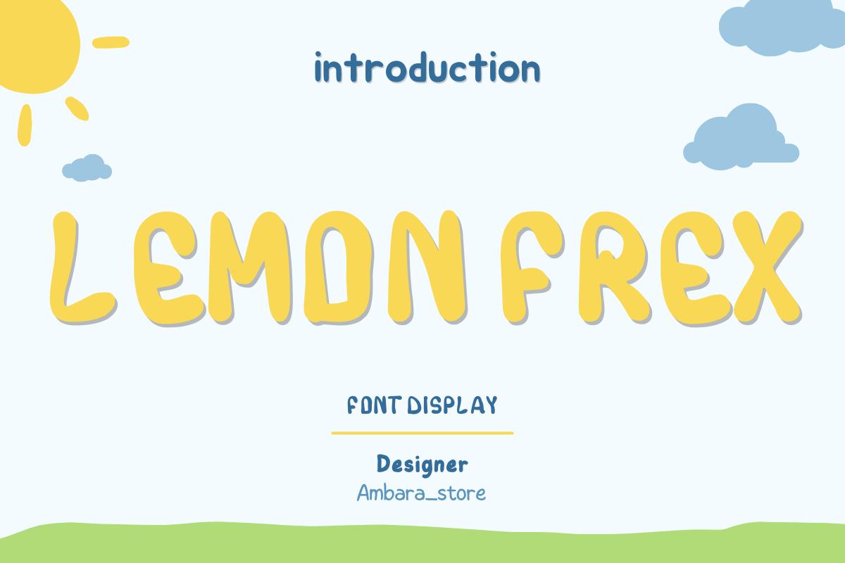 Lemon Frex Font