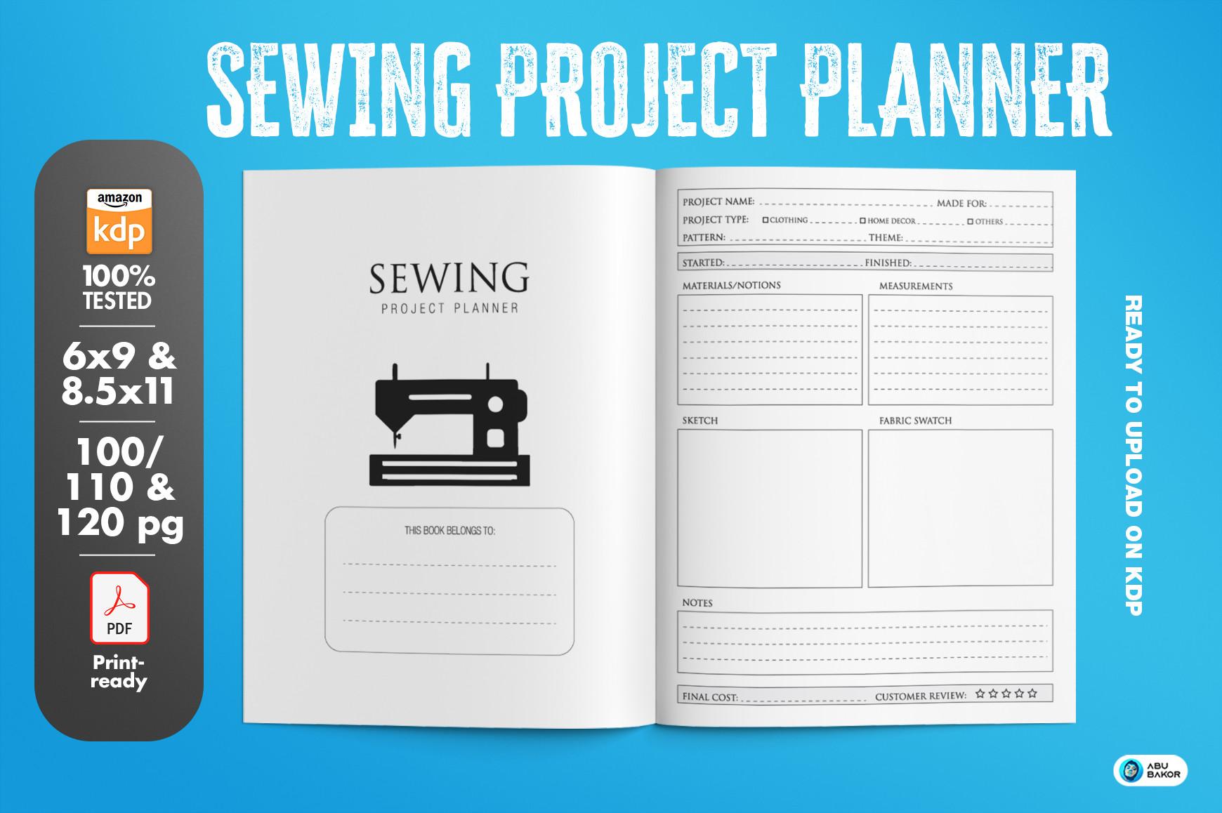 Sewing Project Planner | KDP Interior