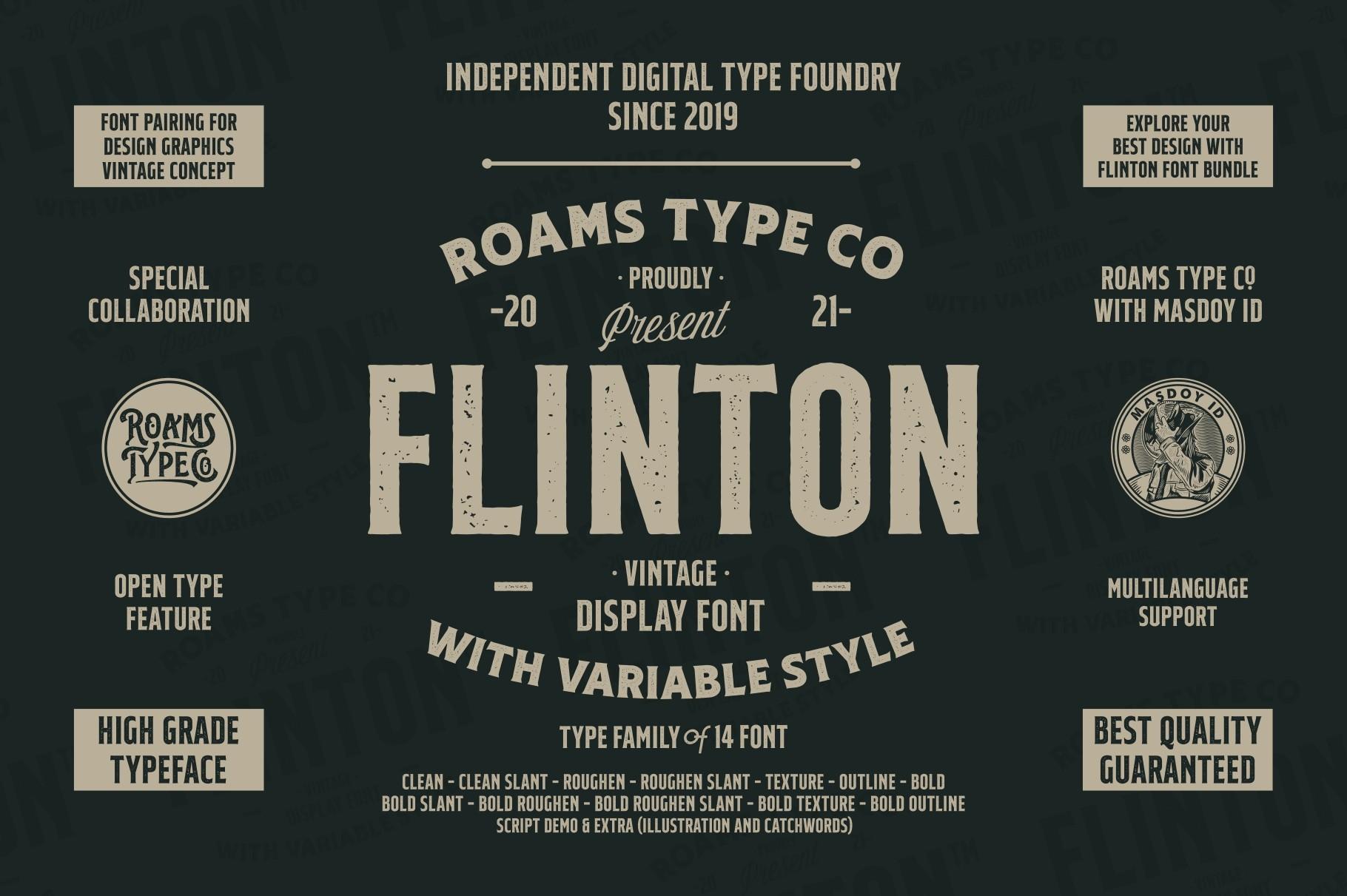 Flinton Family Font
