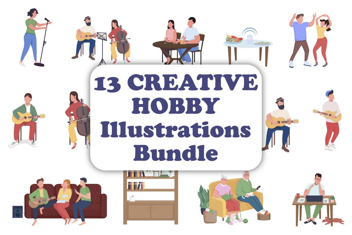 Hobby and Pastime Characters Bundle