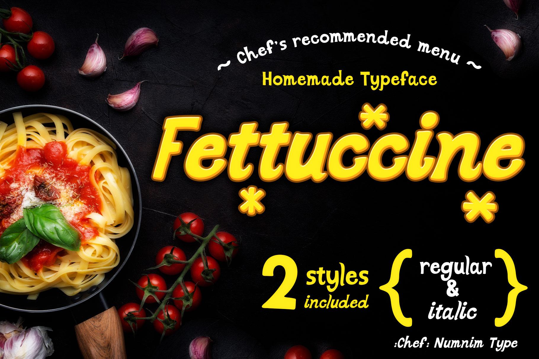 Fettuccine Font