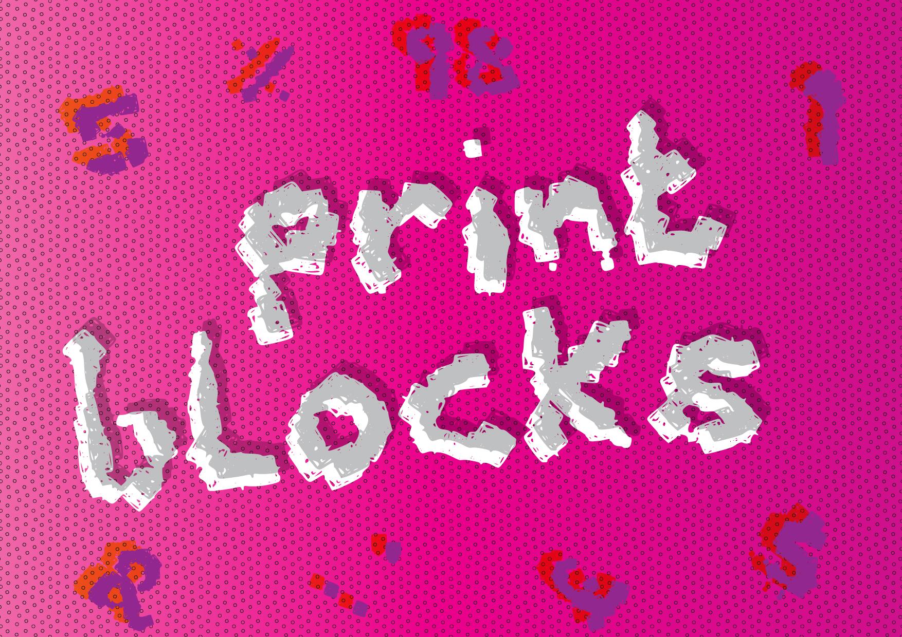 Print Blocks Font