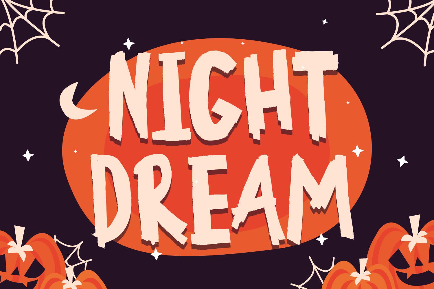 Night Dream Font