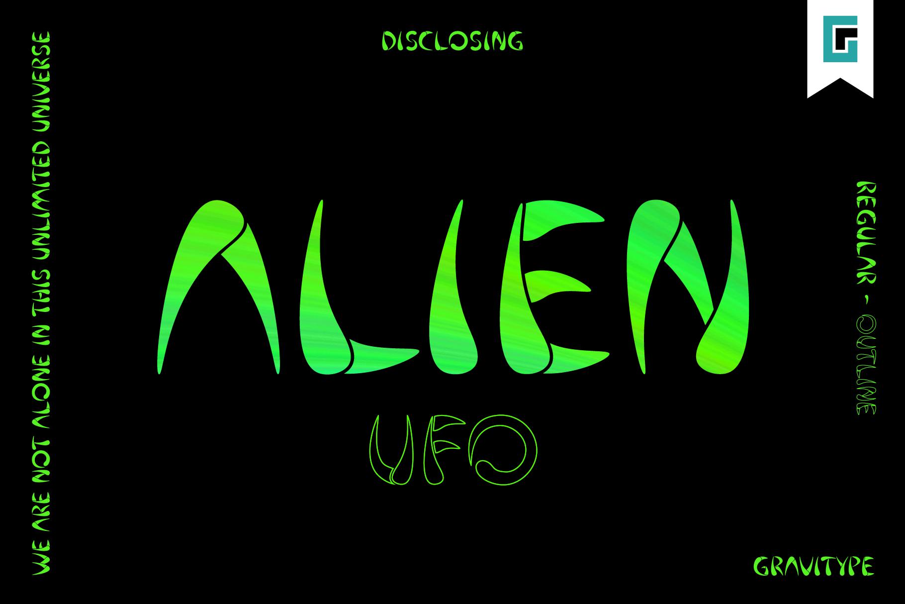 Alien Ufo Font