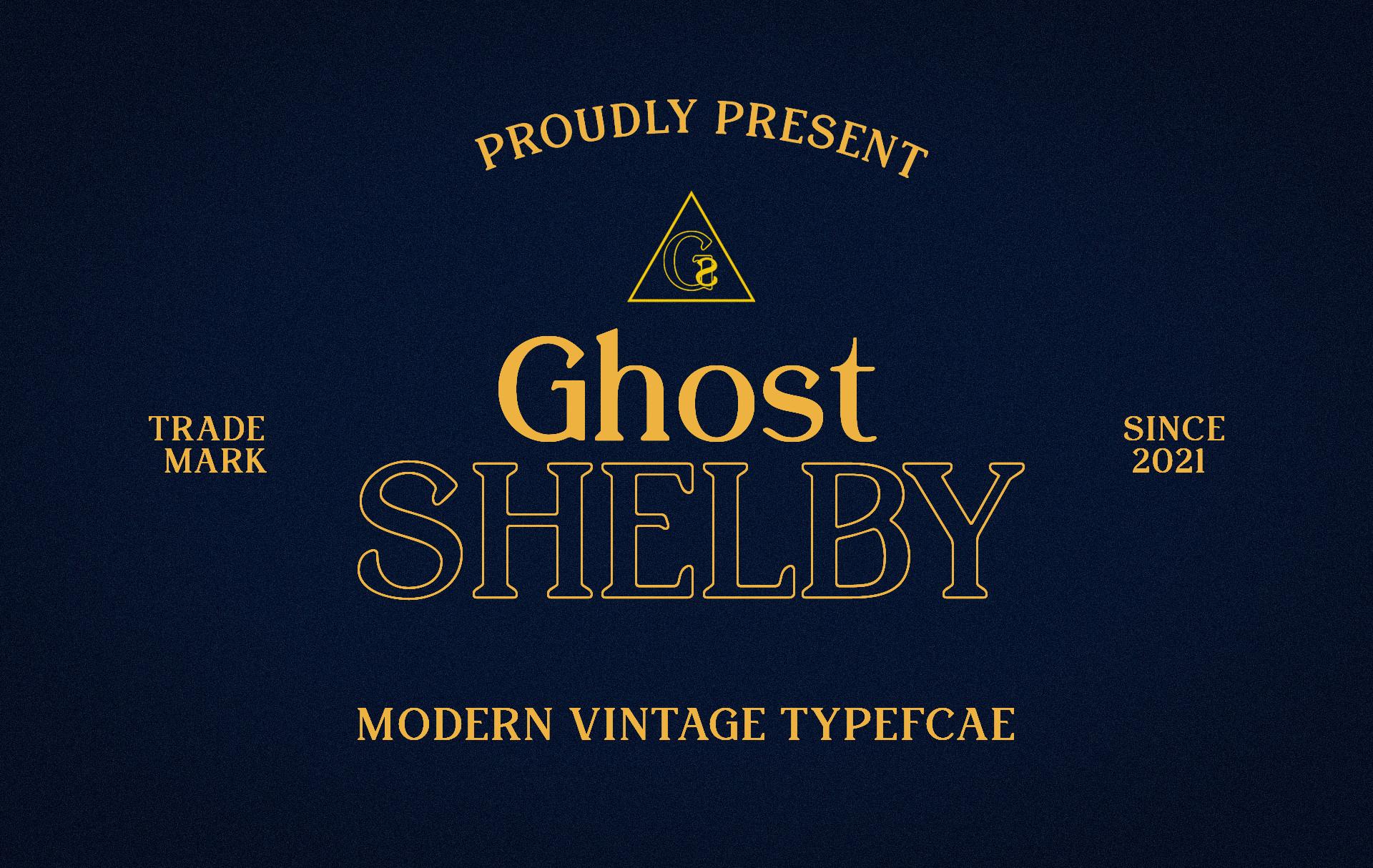 Ghost Shelby Font