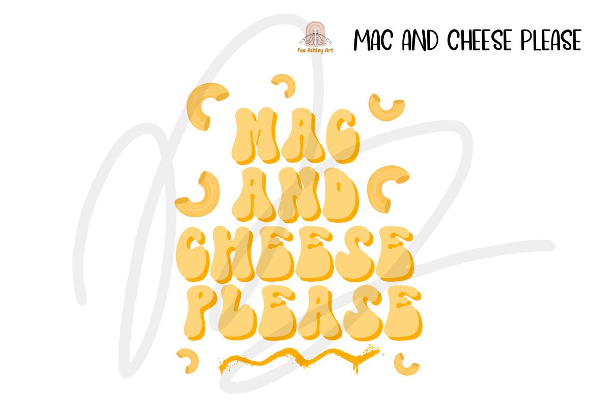 Mac and Cheese Please Food Clip Art