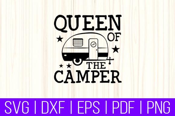 Queen of the Camper Cute Camping Outdoor