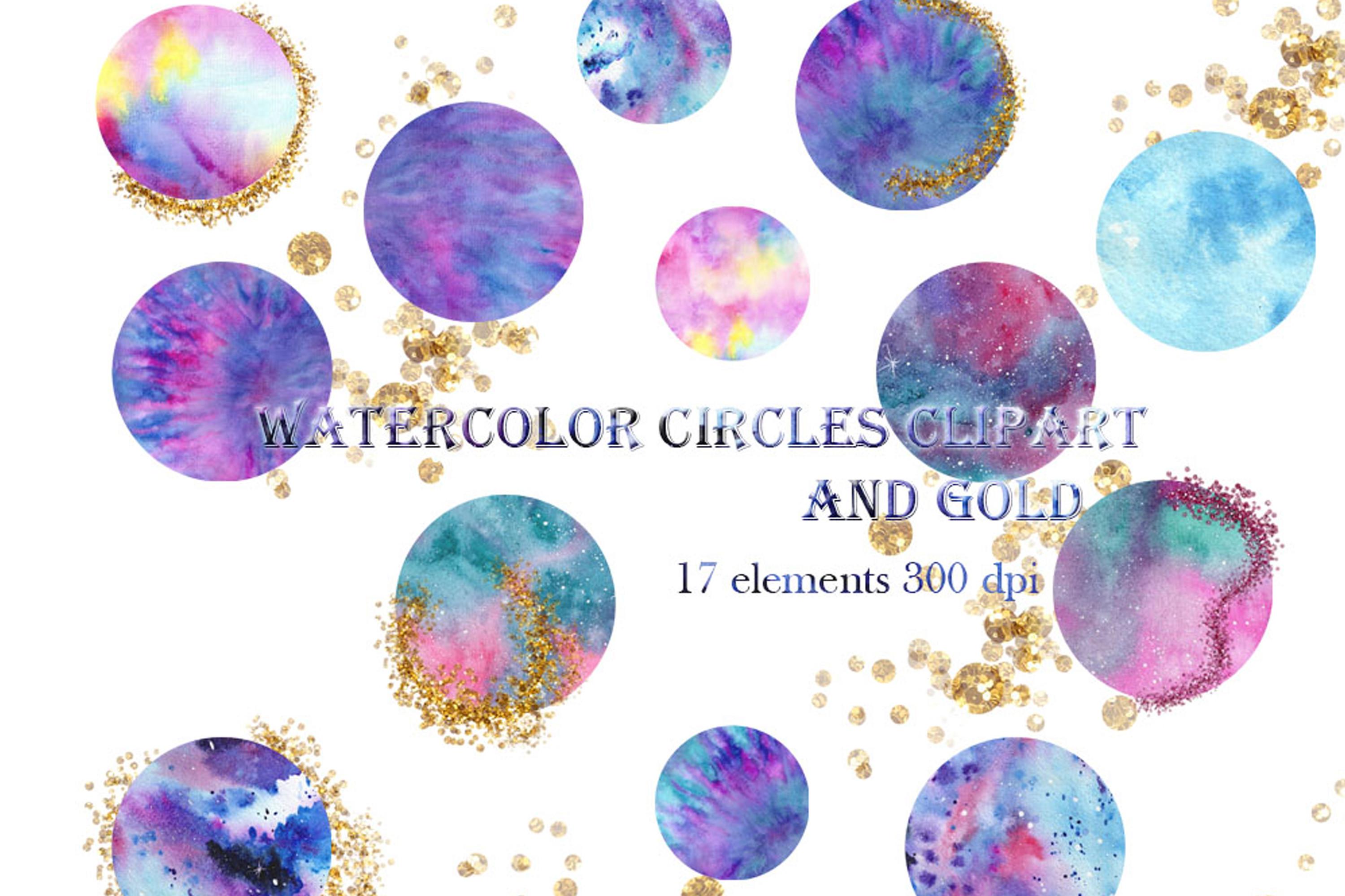 Watercolor Circles Png