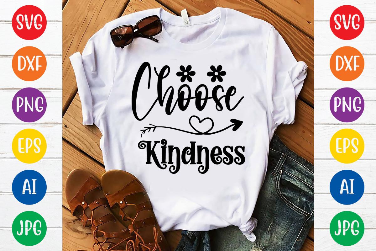 Choose Kindness Svg Design