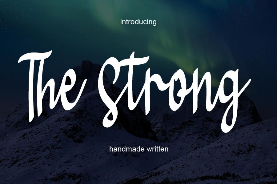 The Strong Font