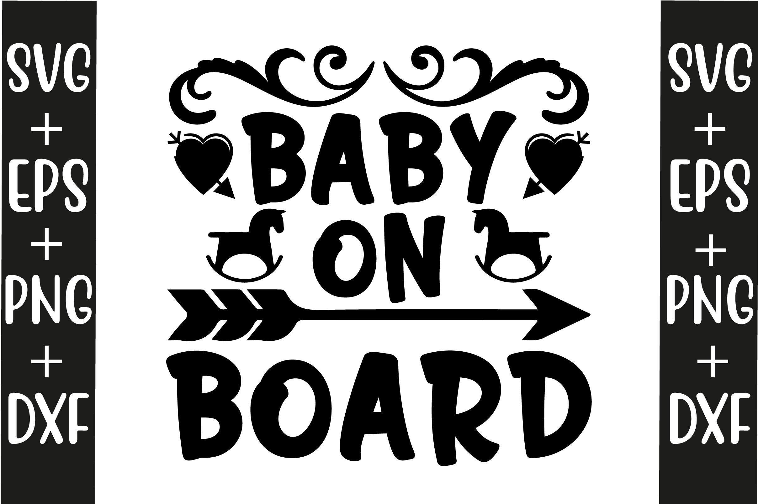 Baby Svg Design,  Baby on Board