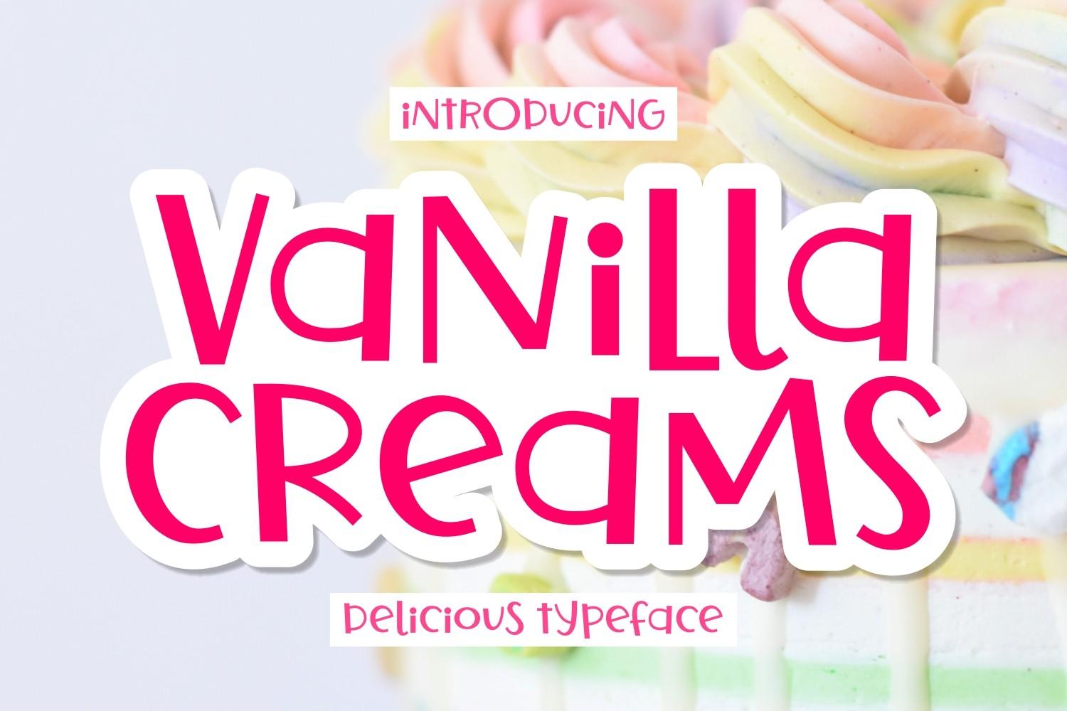 Vanilla Creams Font