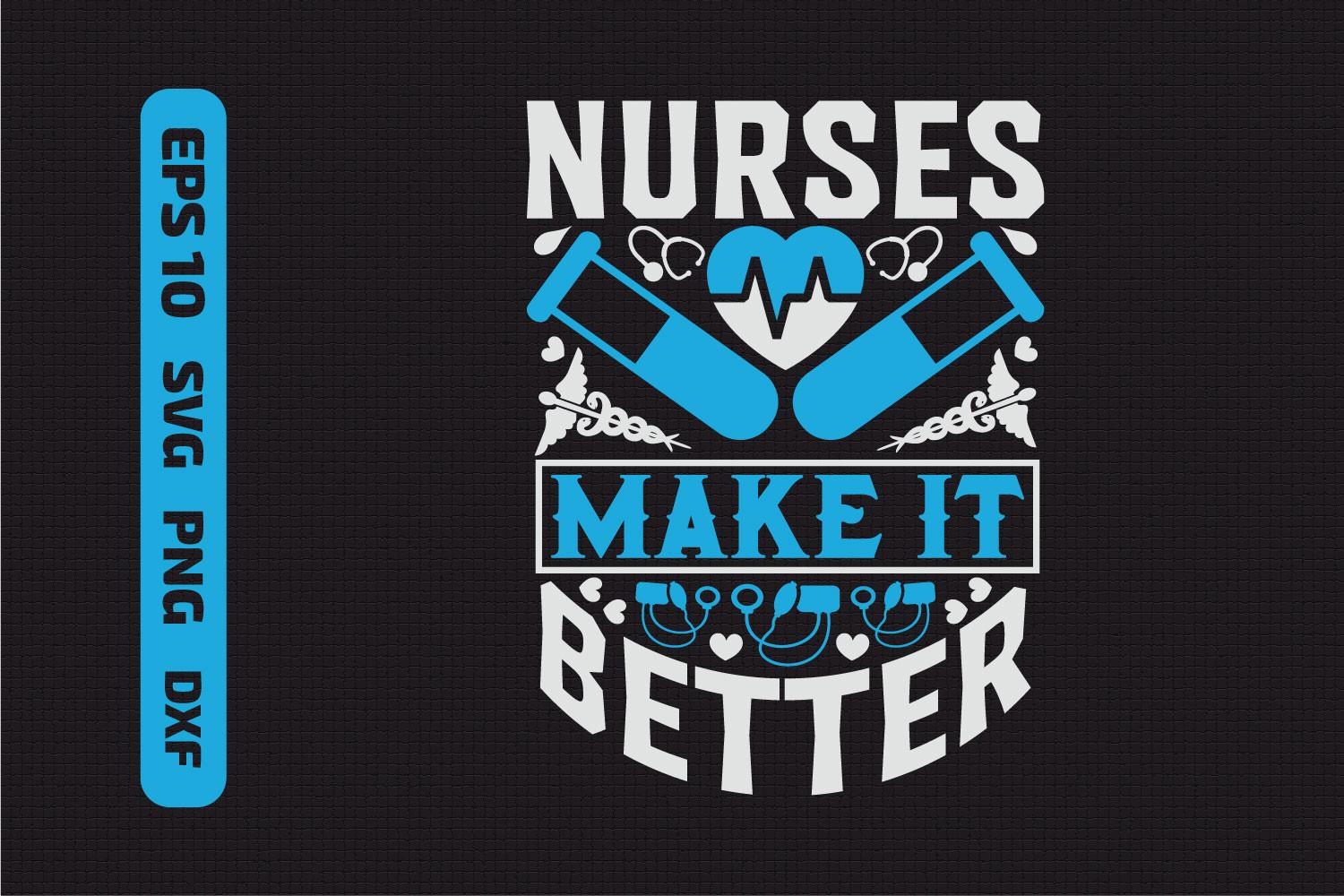 Nurse Day Slogan Design Vector Graphic