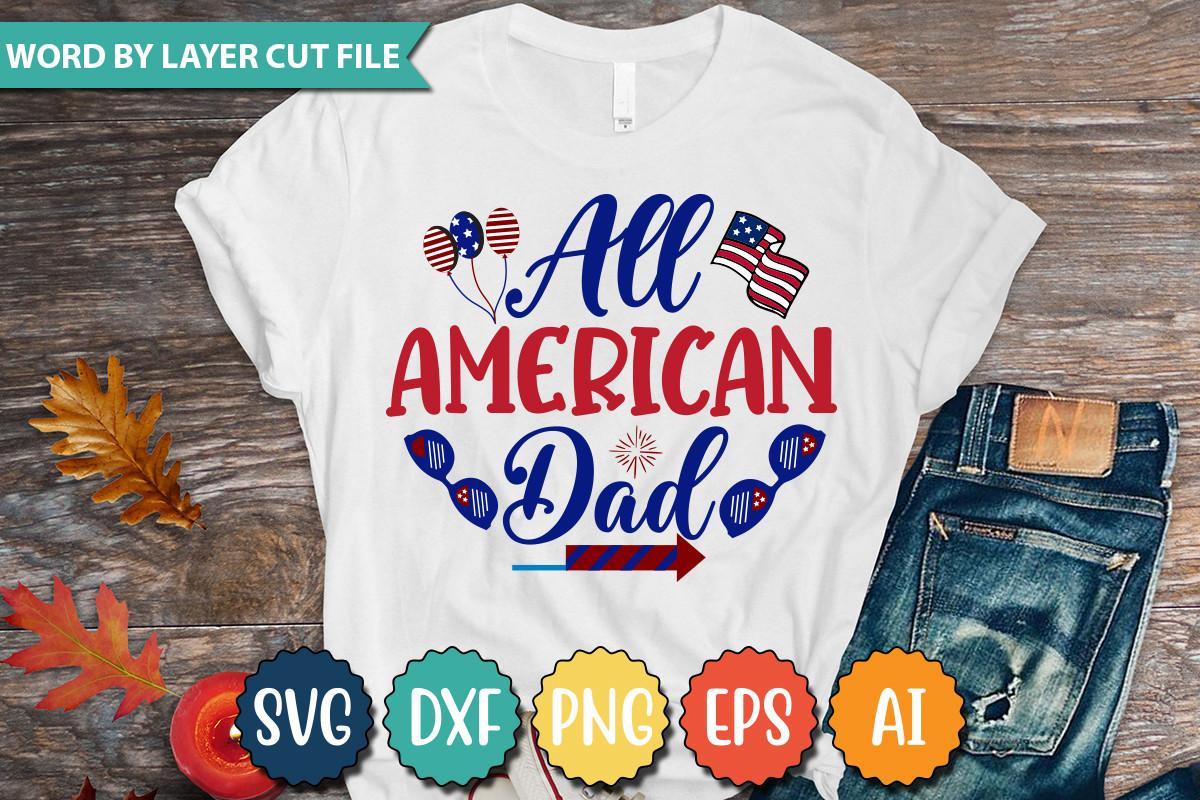 All American Dad Svg