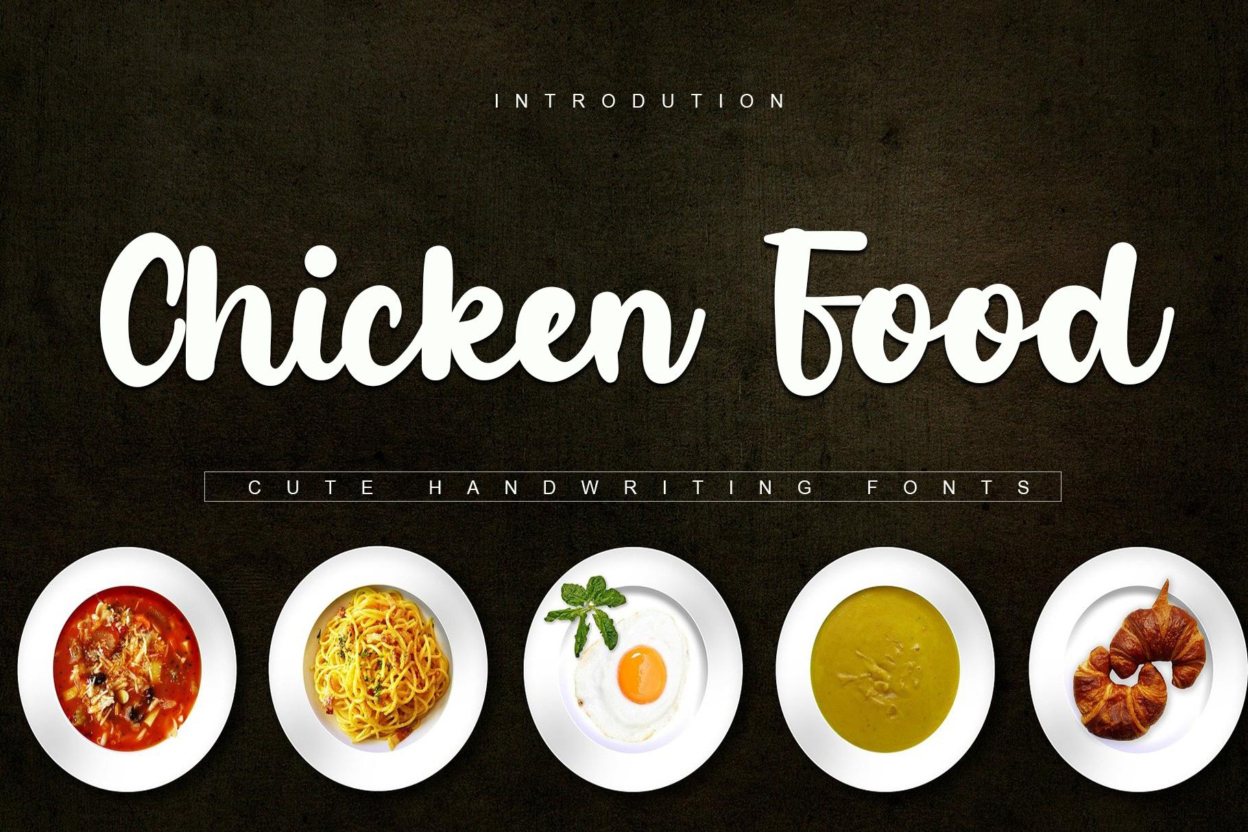 Chicken Food Font