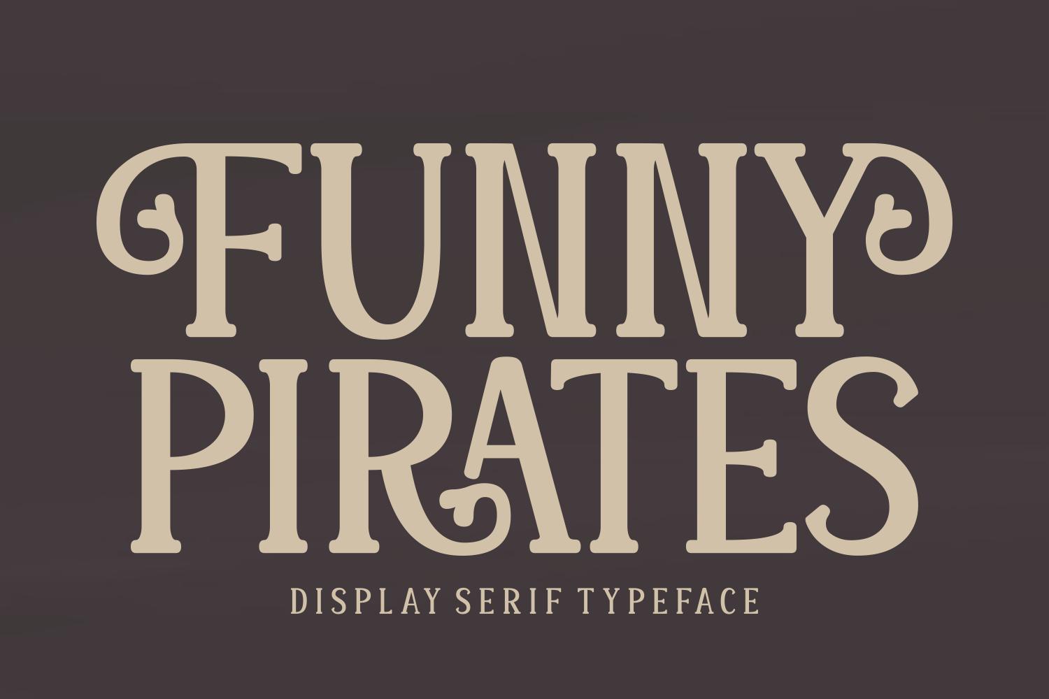 Funny Pirates Font