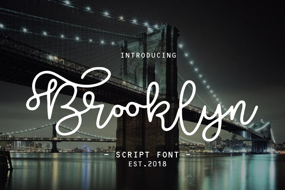 Brooklyn Script Font