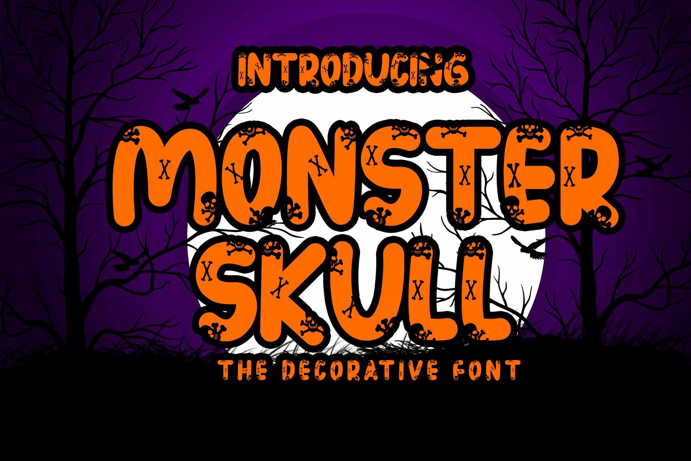 Monster Skull Font