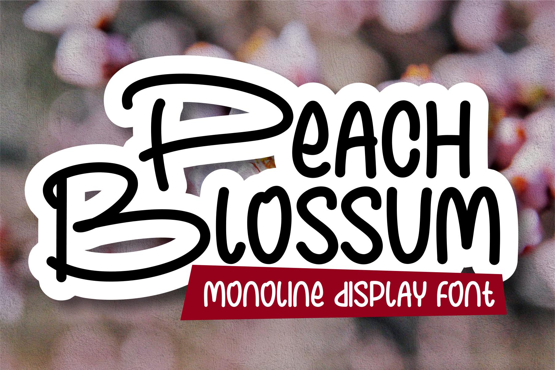 Peach Blossum Font