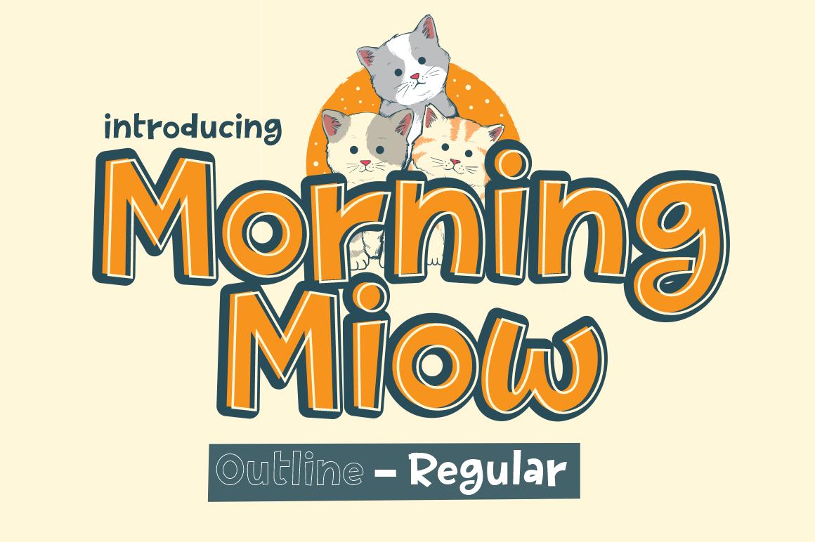 Morning Miow Font