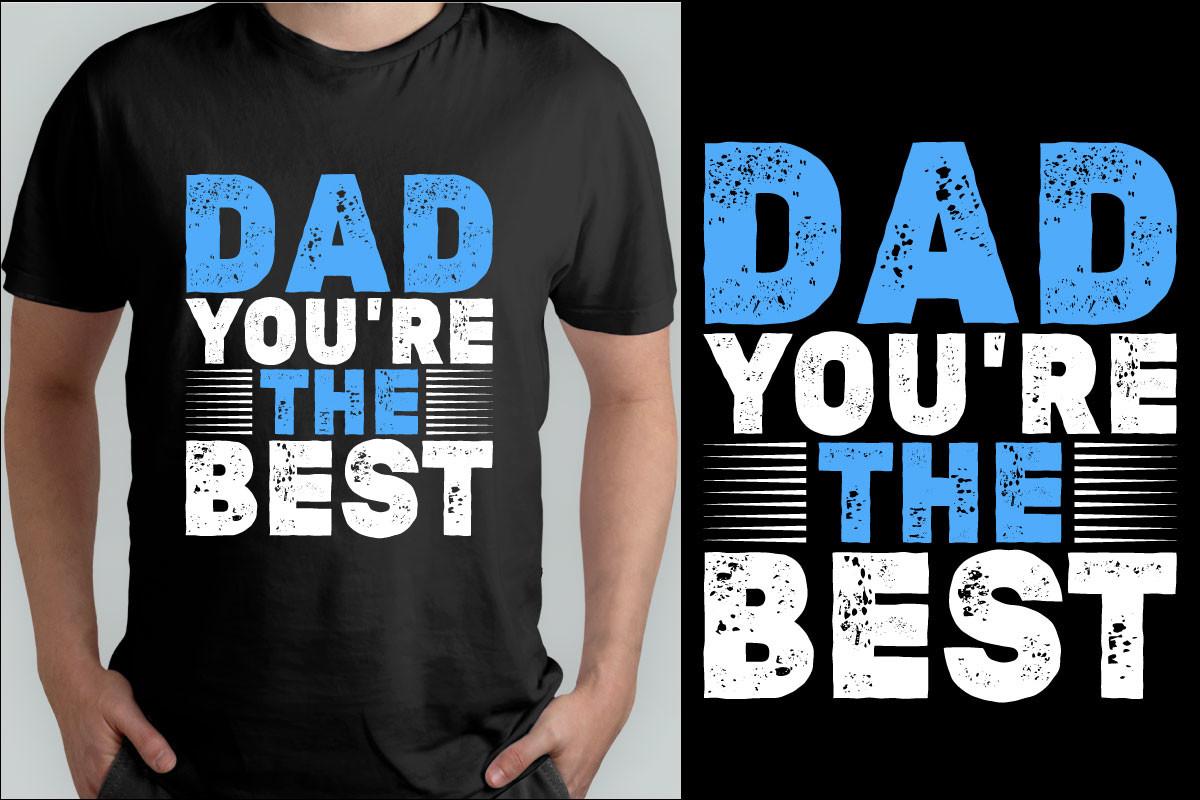 Dad Typography T-Shirt Design