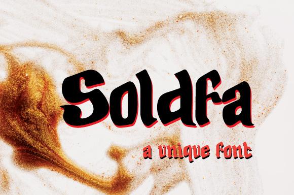 Soldfa Font