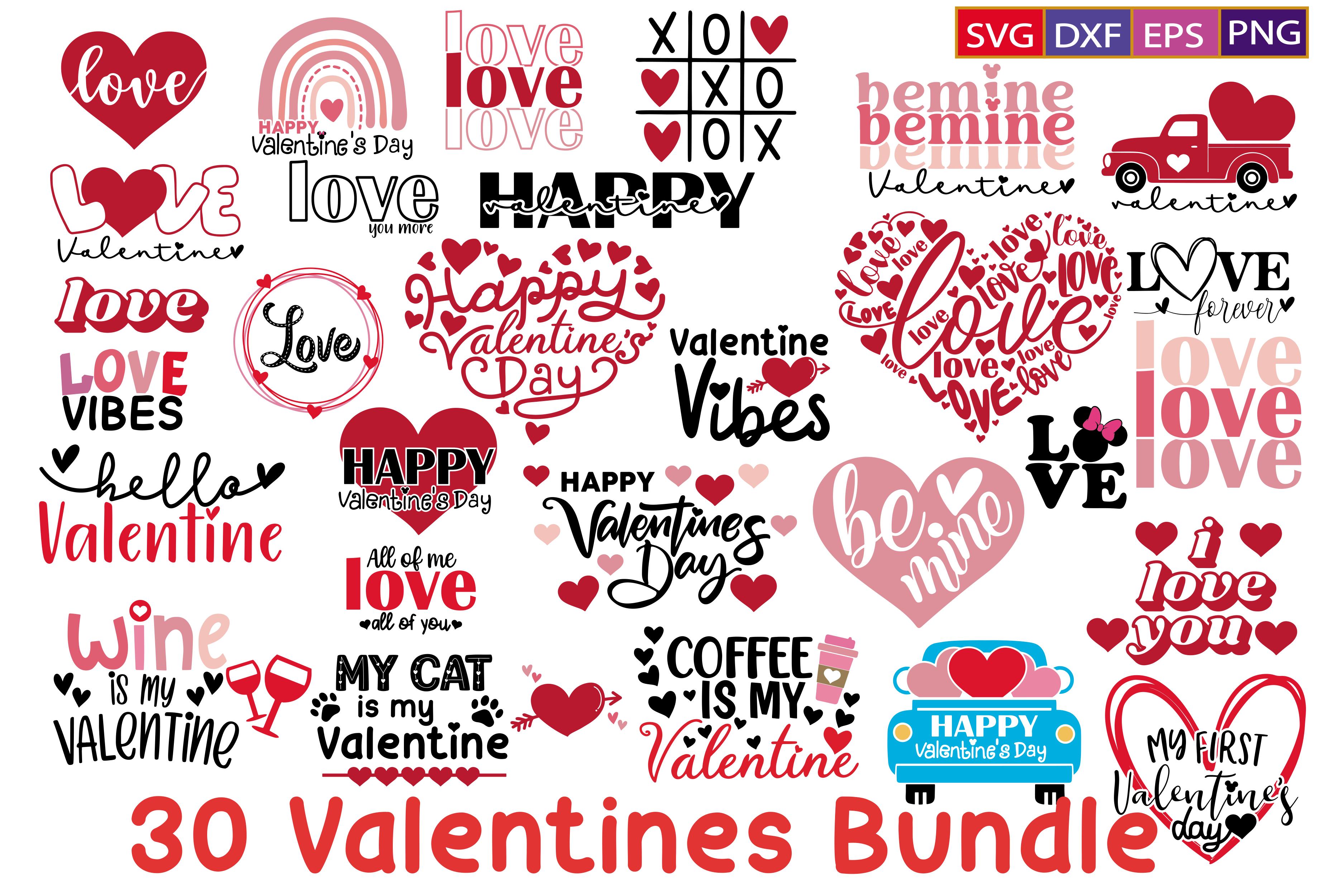 Valentine's Day Svg Bundle,Valentine Day