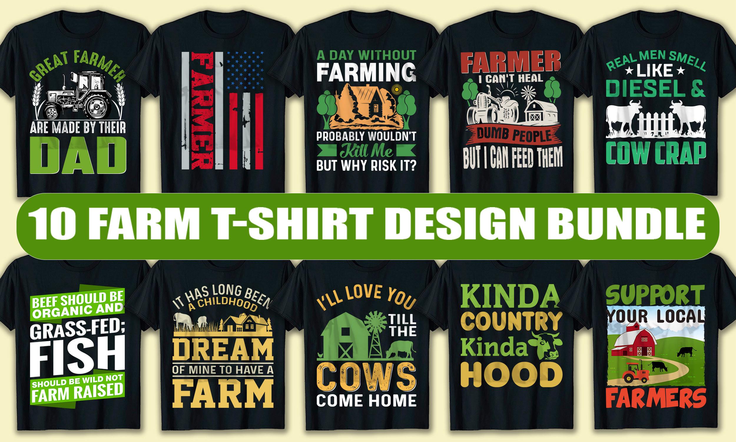 Farm T Shirt Design Bundle