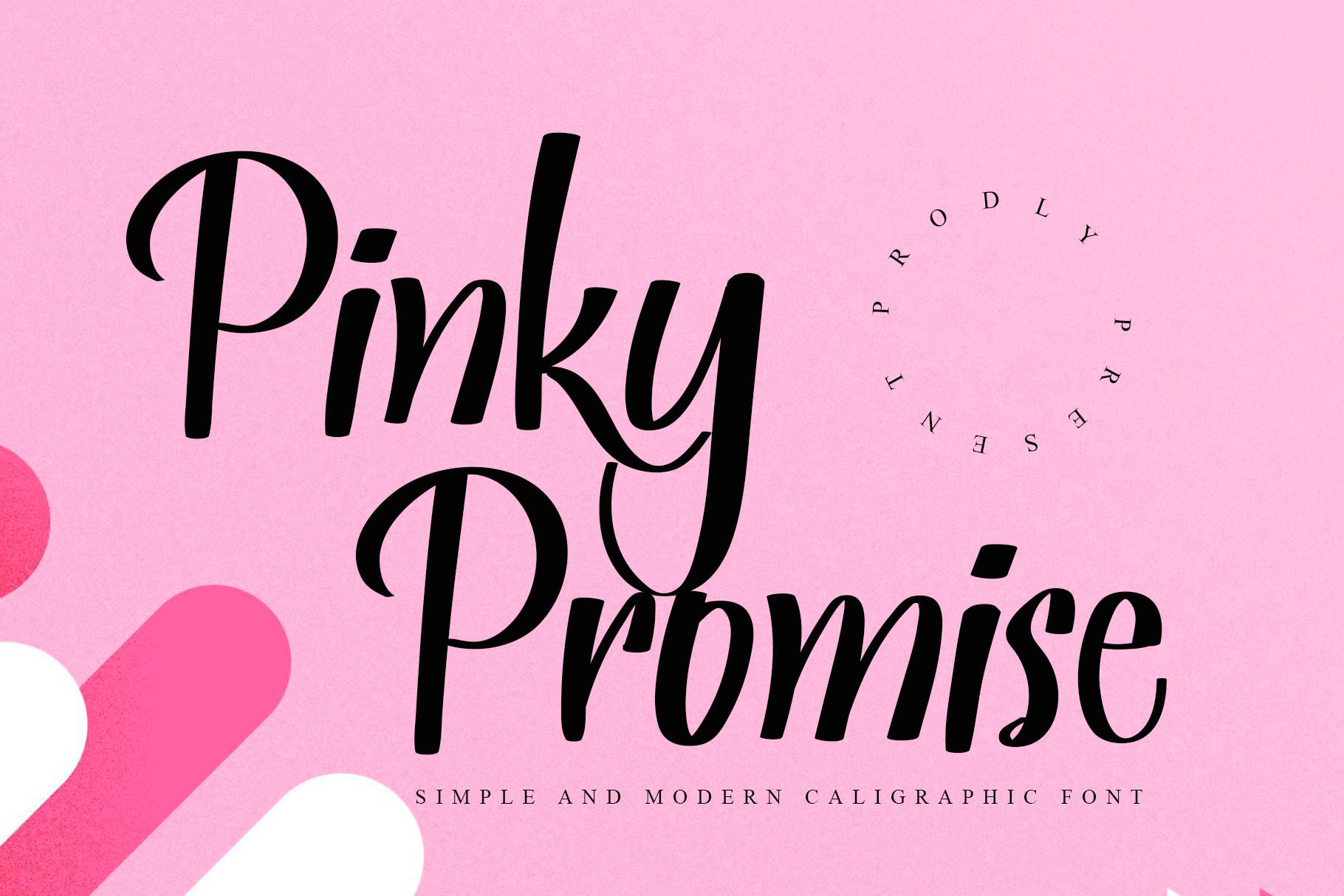 Pinky Promise Font
