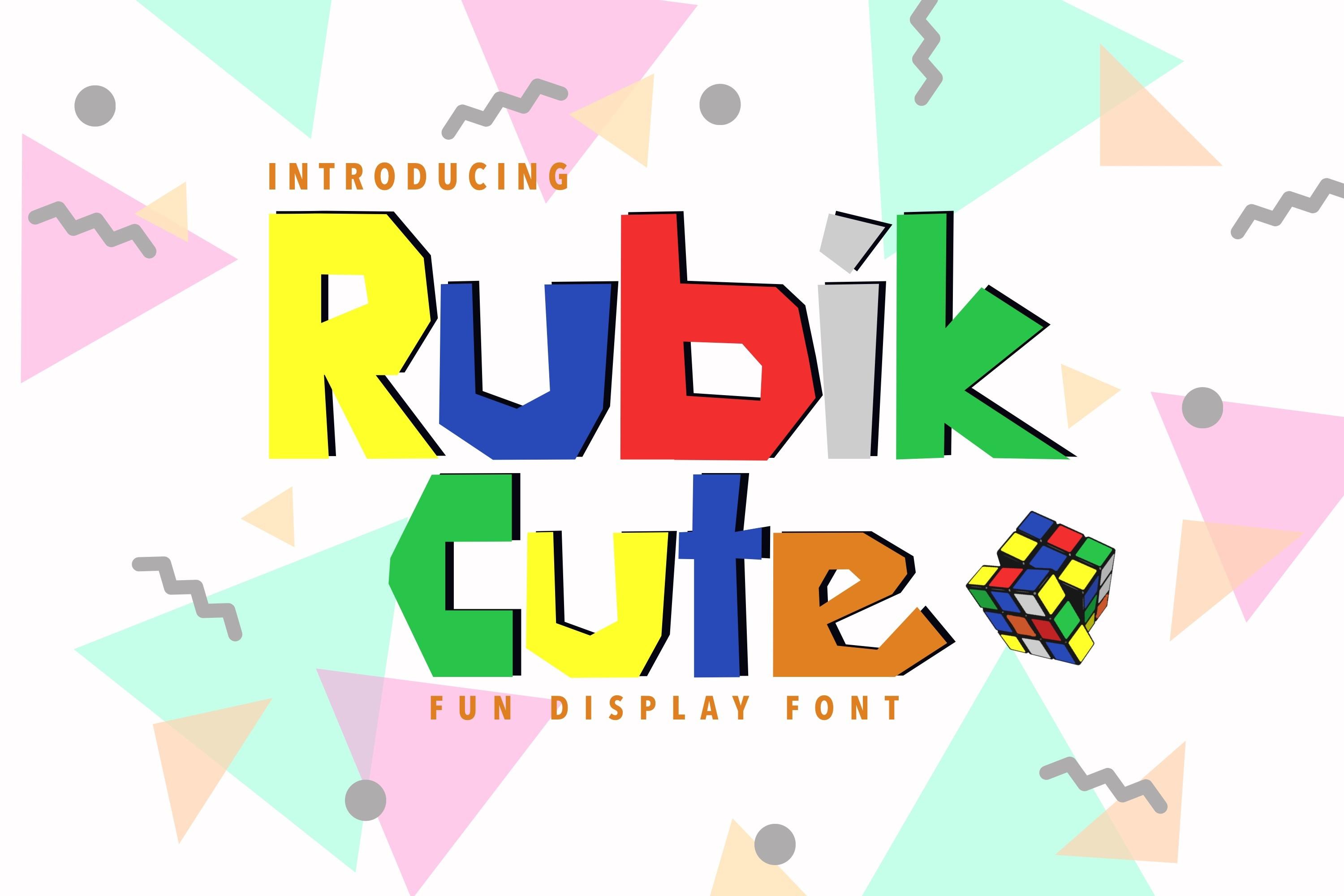 Rubik Cute Font