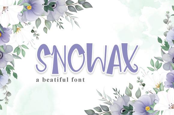 Snowax Font